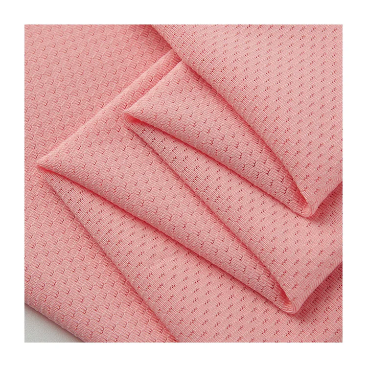 Elastic mesh fabric 150g polyester ammonia butterfly mesh fabric spring and summer leisure sportswear T-shirt fabric