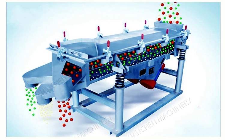 Separator Sieve Powder Multi-Layer Stainless Steel Linear Vibrating Screen Industrial Vibration Sieve Food Powder Sifter