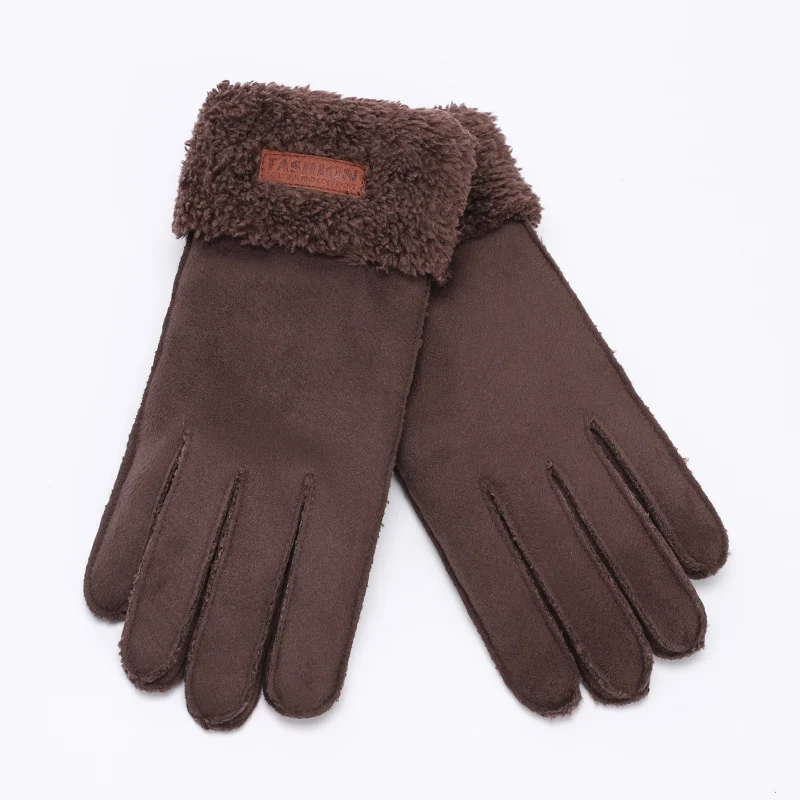 Extra Toasty Thermal  Women  Faux Suede Glove Featuring  Faux Fur Cuff