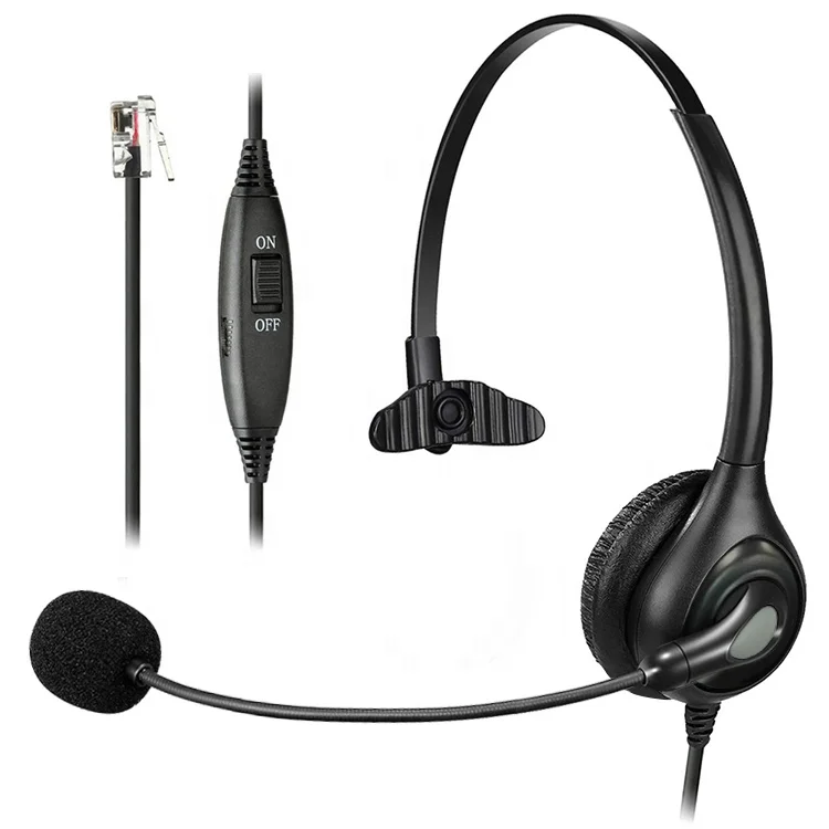 Single Side RJ9 Telephone Headset for IP Phone AVAYA