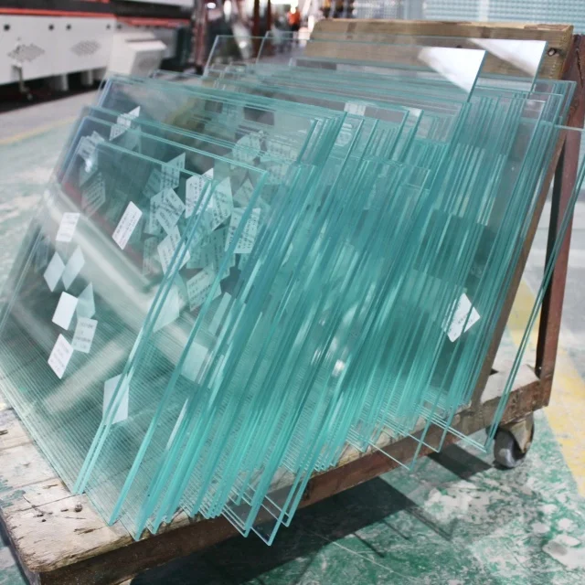 5mm small size crystal clear toughened glass manufacture in China