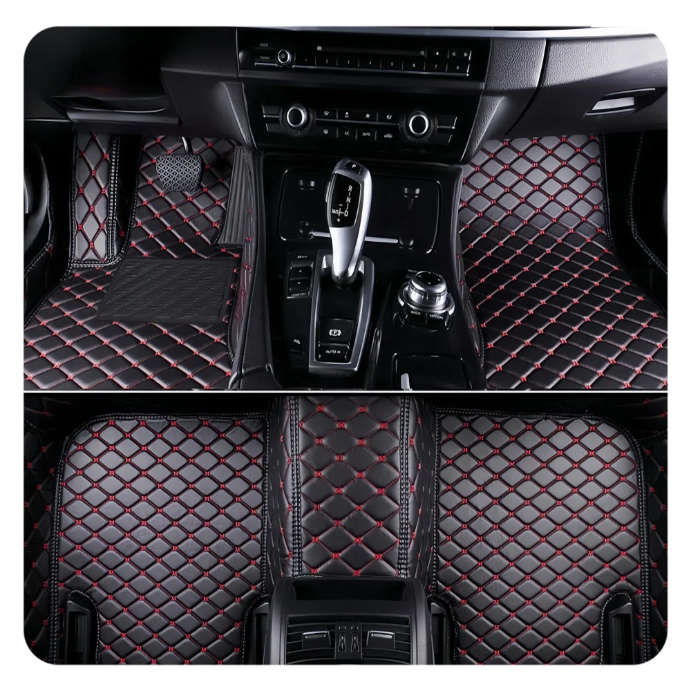 For BMW Mercedes Benz Toyota Honda Audi compatible leather real leather PVC custom luxury car floor mats interior accessories