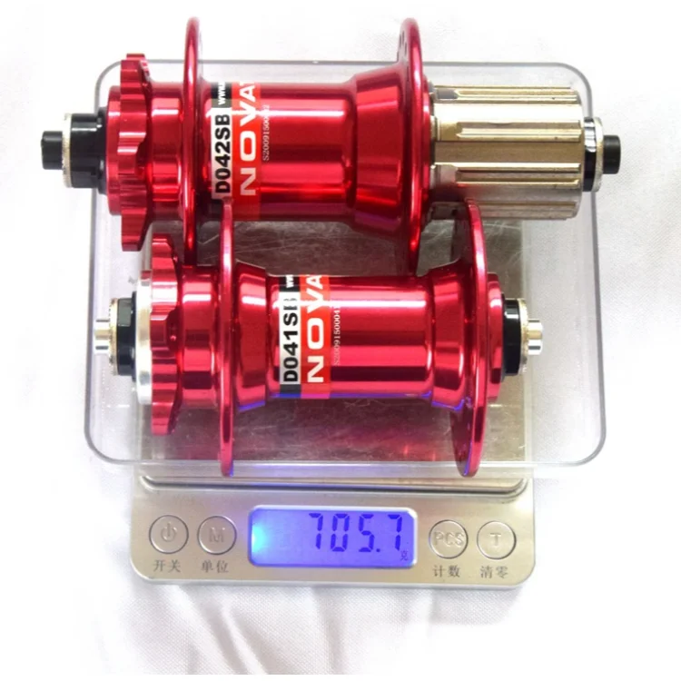 NOVATEC Mountain dish Temple bearing bike hub D041SB/D042SB four shaft leather Bike