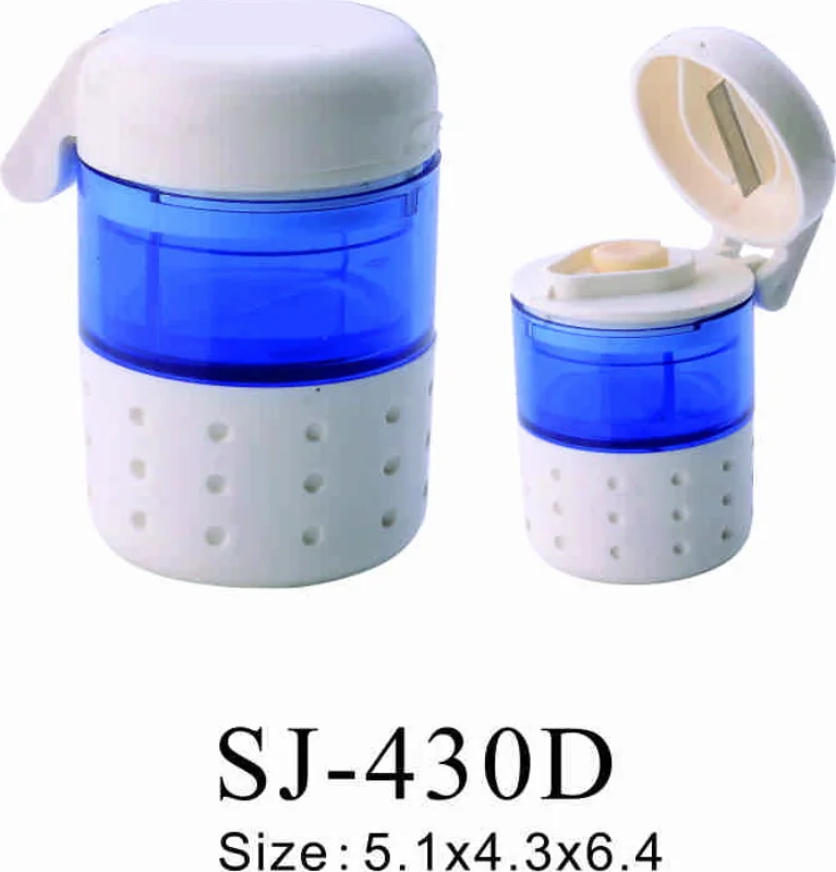 Plastic pill crusher  Pill box