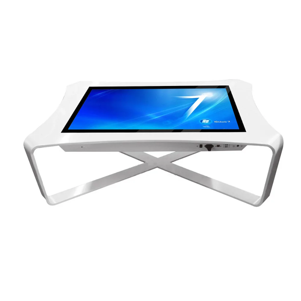Factory hot sale 43 inch Smart coffee Capacitive multi Touch screen table  window 10/Android  rotating table display