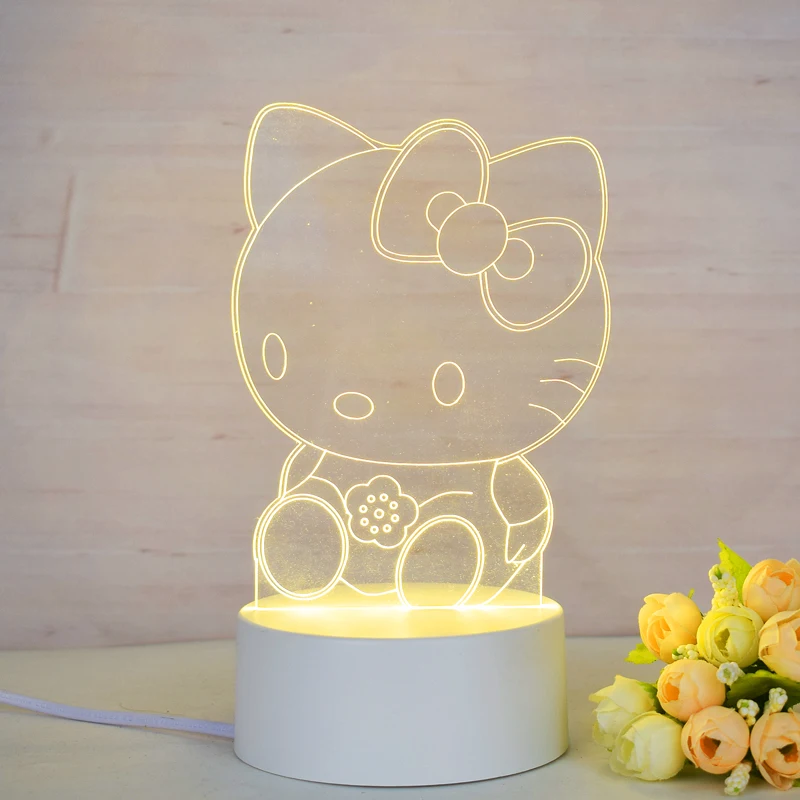 Wholesale 2023 Newest Accessories Anime Cat Kids Gifts Set for Baby Children Custom Night lamp Presents Items