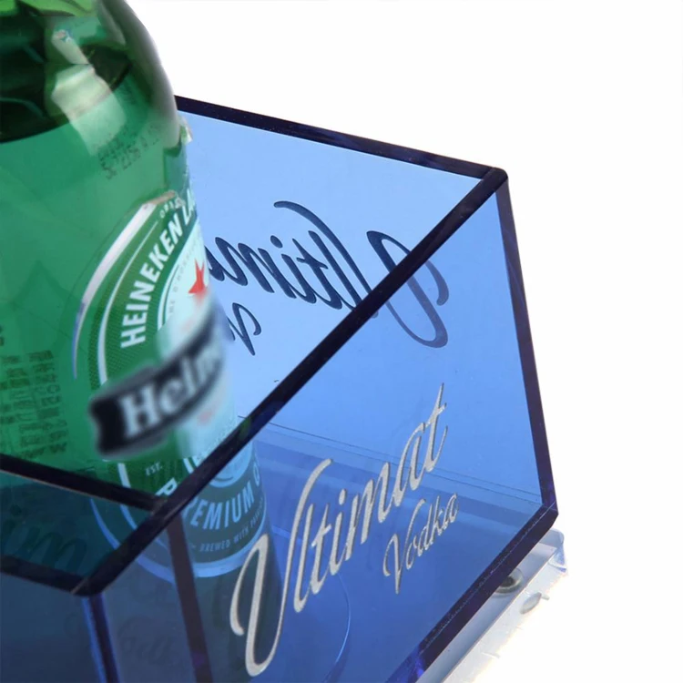 Popular Plastic Wine Freeze Acrylic Wine Ice Bucket Barrel For Beer Sales