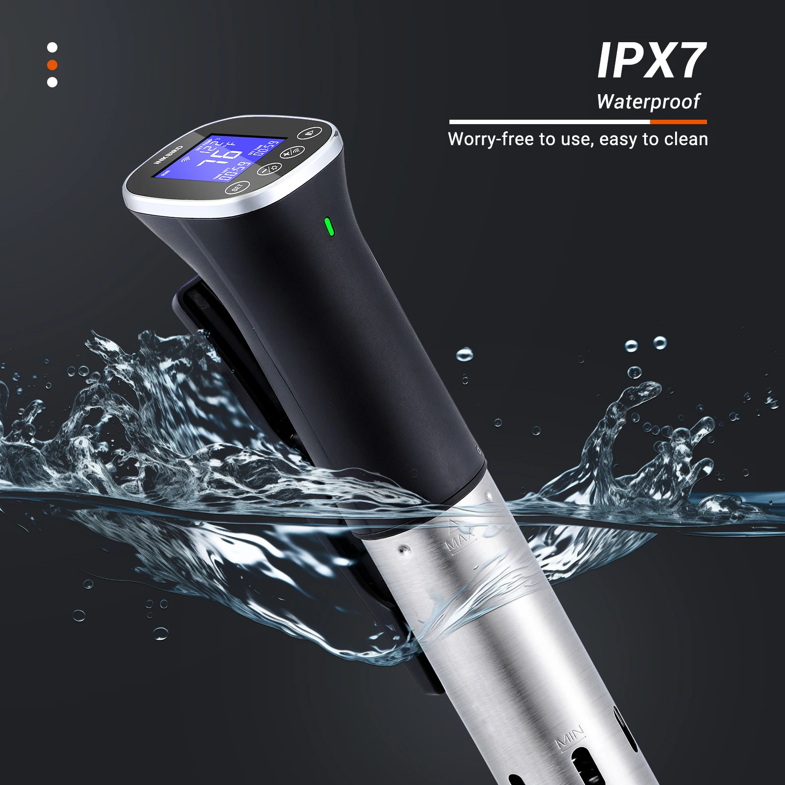 Новый стиль 1000 Вт IPX7 INKBIRD WIFI Sous Vide кулинарная Мультиварка ISV-300W