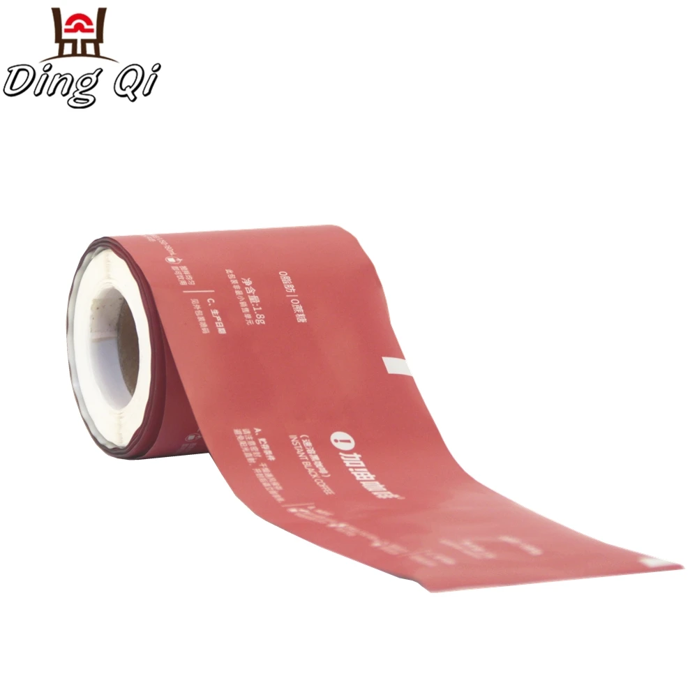 Custom Printing Pe Pet Polypropylene Aluminum Foil Coffee Packaging Sachet Roll Film Lamination Plastic Packaging for Making Bag
