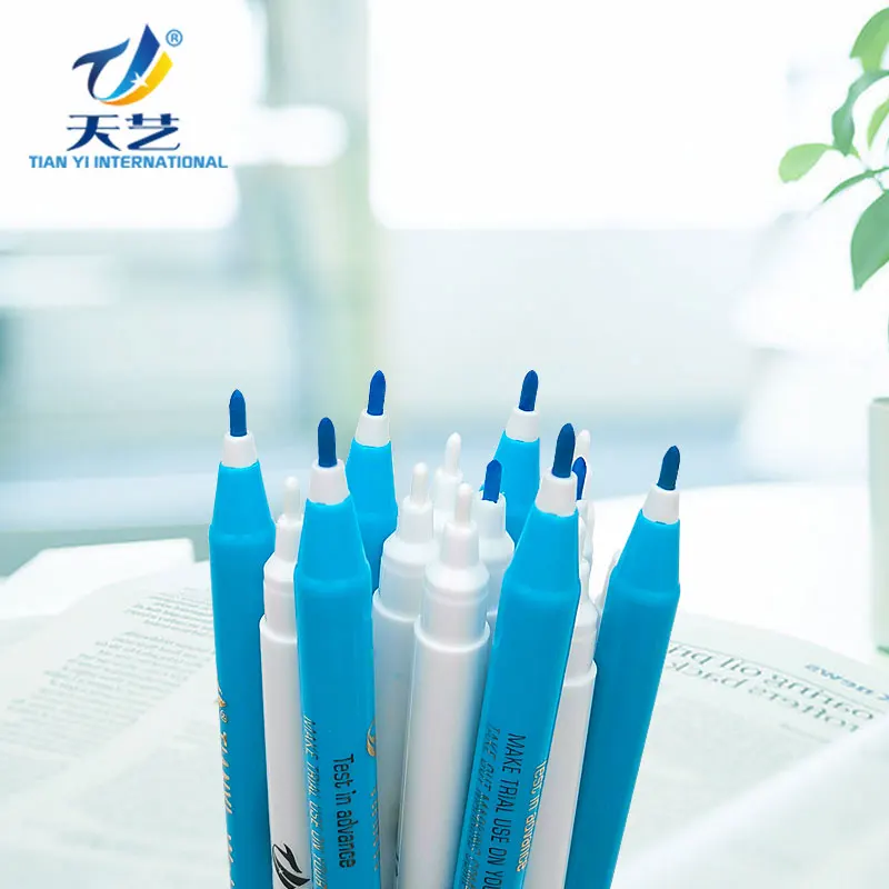 Стираемая в воде маркерная гелевая ручка для шитья одежды со стираемой тканью