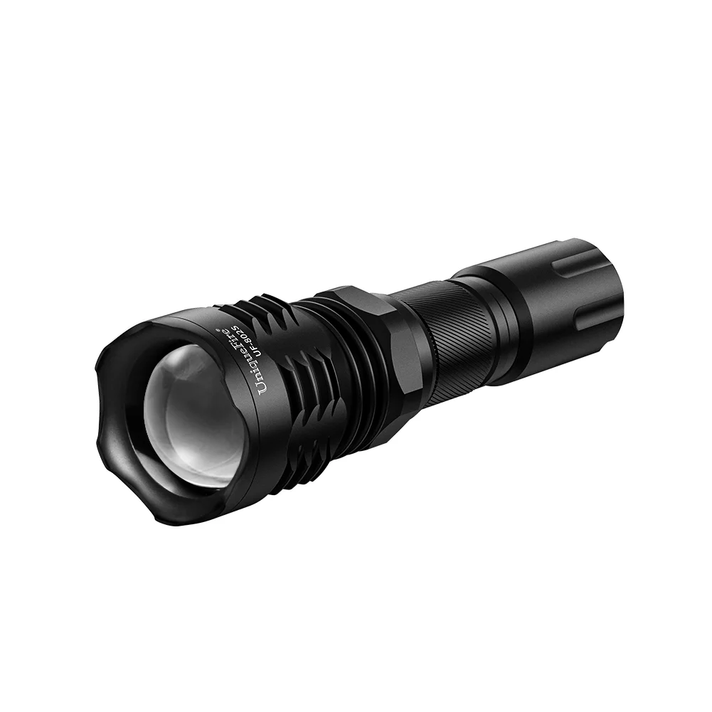 UniqueFire UF-802S KP CSLPM1.F1 GREEN LED Matte black 10W green light tactical flashlight cable remote for hunting flashlight