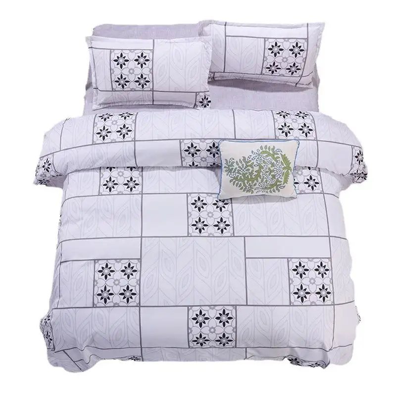 Aloe Cotton Thickened Ground Wool Bedsheets Sets Factory Direct Sales Five-star Hotel Special Four-piece 4 Pcs Bed Sheet Set