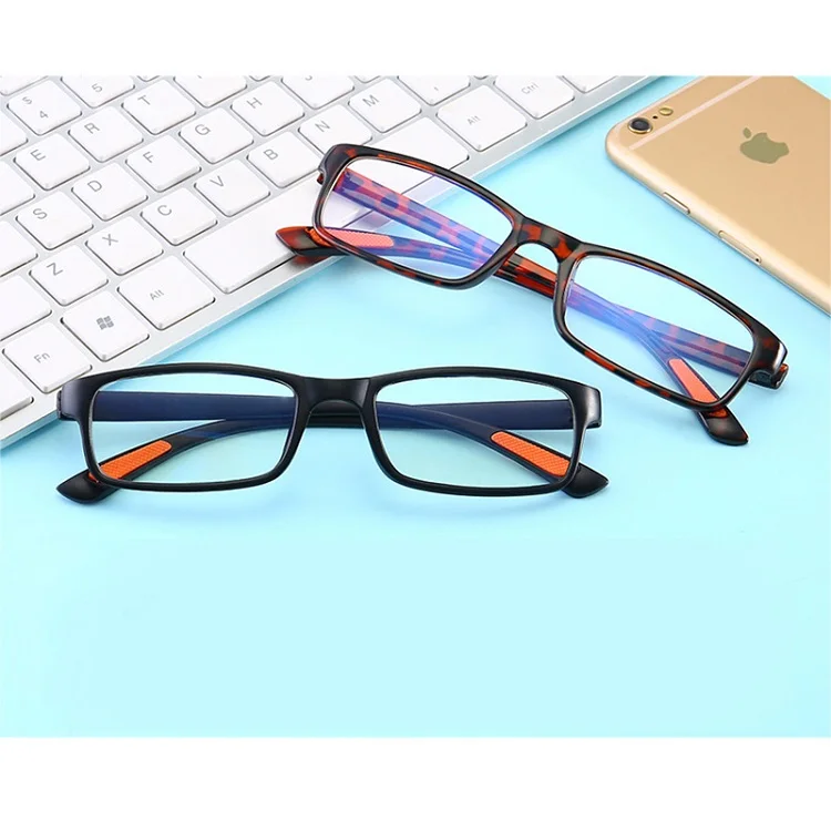 2021 Small Rectange Reading Glasses Frames Popular Optical Eyeglasses with Anti Blue Light Computer Eyewear for Man Woman