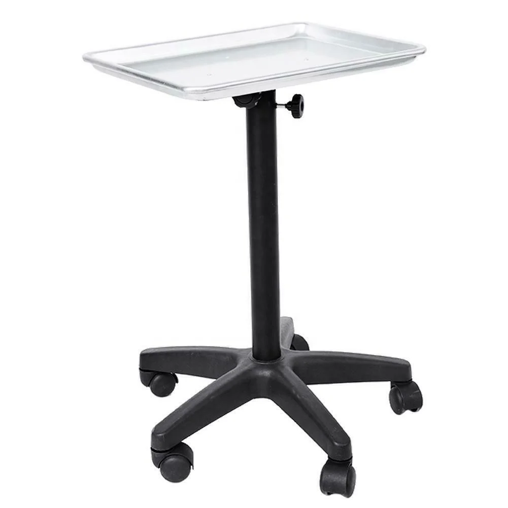 
Hot sale Aluminum Instrument Tray Rolling Salon beauty trolley cart 