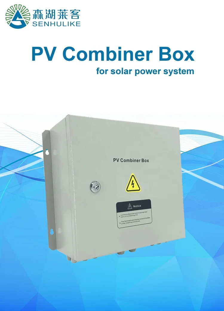 Pv DC Combiner Box for  10kw Solar Power  System 4 Strings
