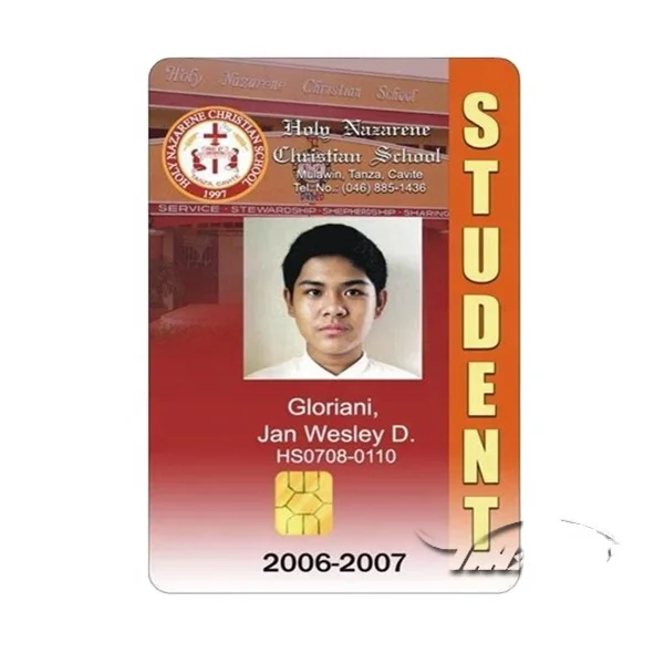 13.56mhz Dual side printing NFC Chip Contact Smart ID Card Social Media nfc google payment Card