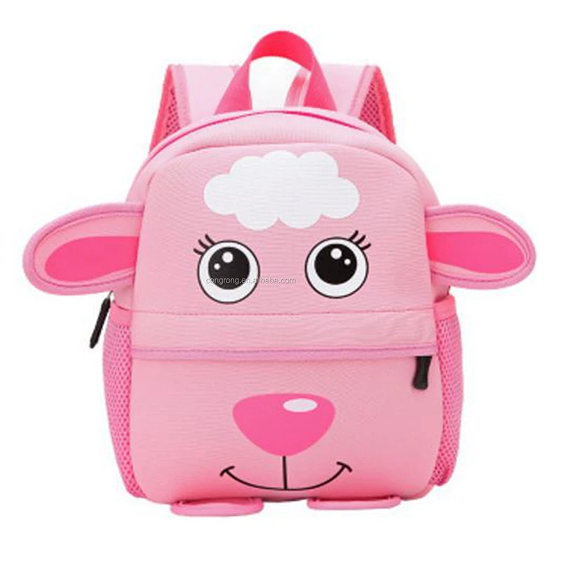 cute cartoon animal shape school bag for kindergarten pupil