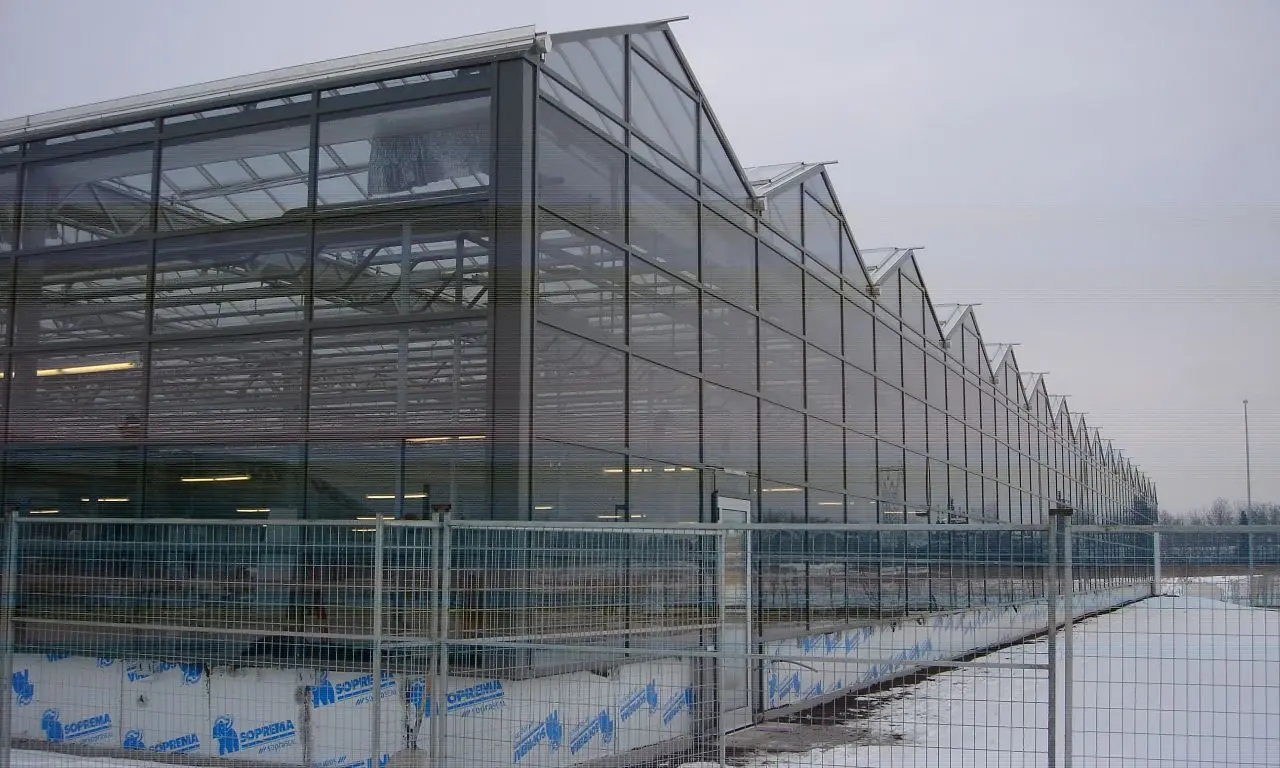 CHOYUEH A-образная крыша Venlo теплица со стеклянными листами или для посева семян с системой фильтрации воды