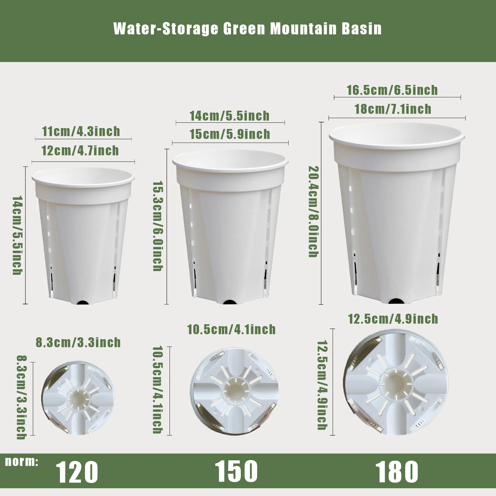 Wholesale Durable Plastic Transparent Orchid Flower Pot Plastic Planter Pots Self Watering Plant  Pots Clear Plastic