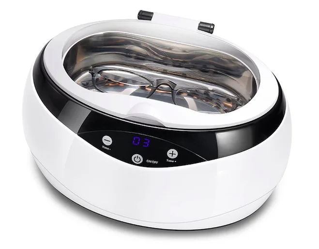 Portable UV-C Sterilizer Mini Home Dental Cleaning Jewelry eyeglass Glasses Ultrasonic Cleaner