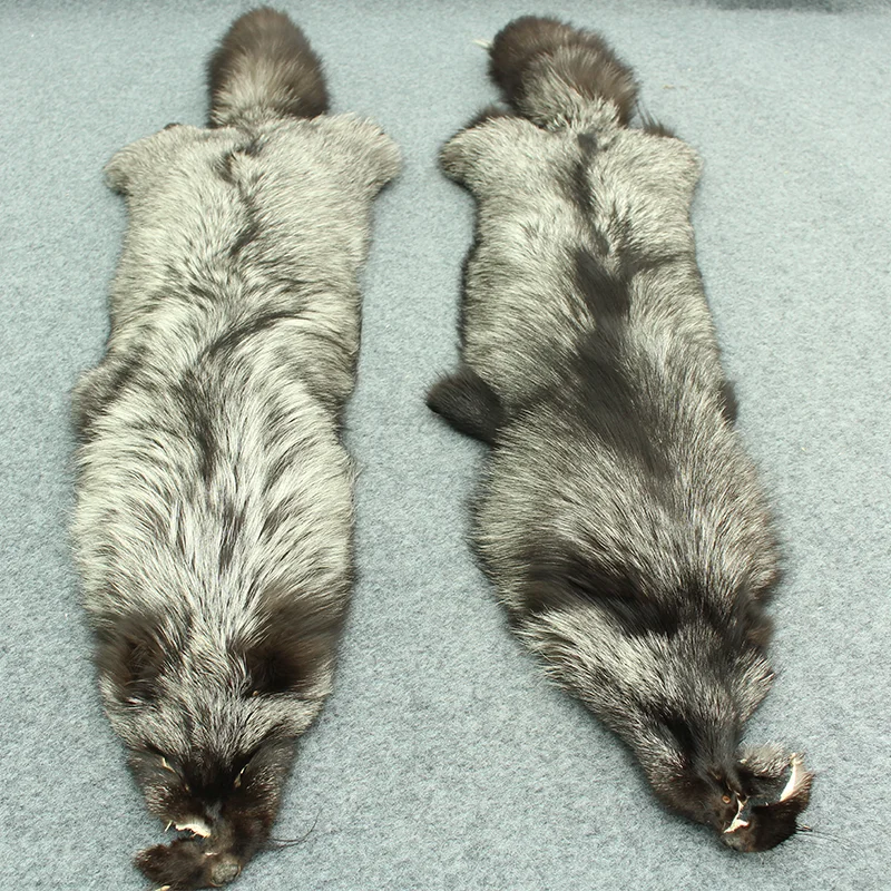 Best fox skins price various color tanning fox skin silver fox fur skin pelt for coat