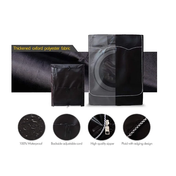 Водонепроницаемая Пылезащитная Солнцезащитная Крышка для стиральной машины с фронтальной загрузкой