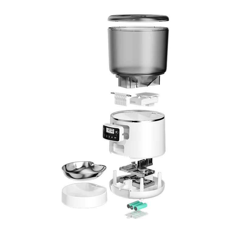 Pet Food Container 304 stain steel bowl   Automatic Smart Pet Electronic Dog Food Feeder