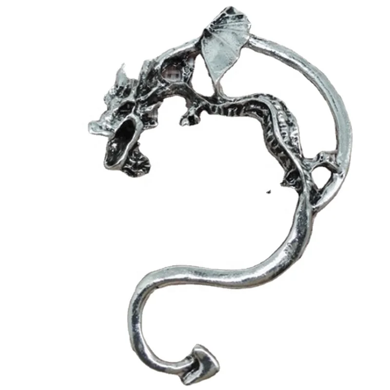 wholesale Korean personalized cheap punk stud earrings women dragon