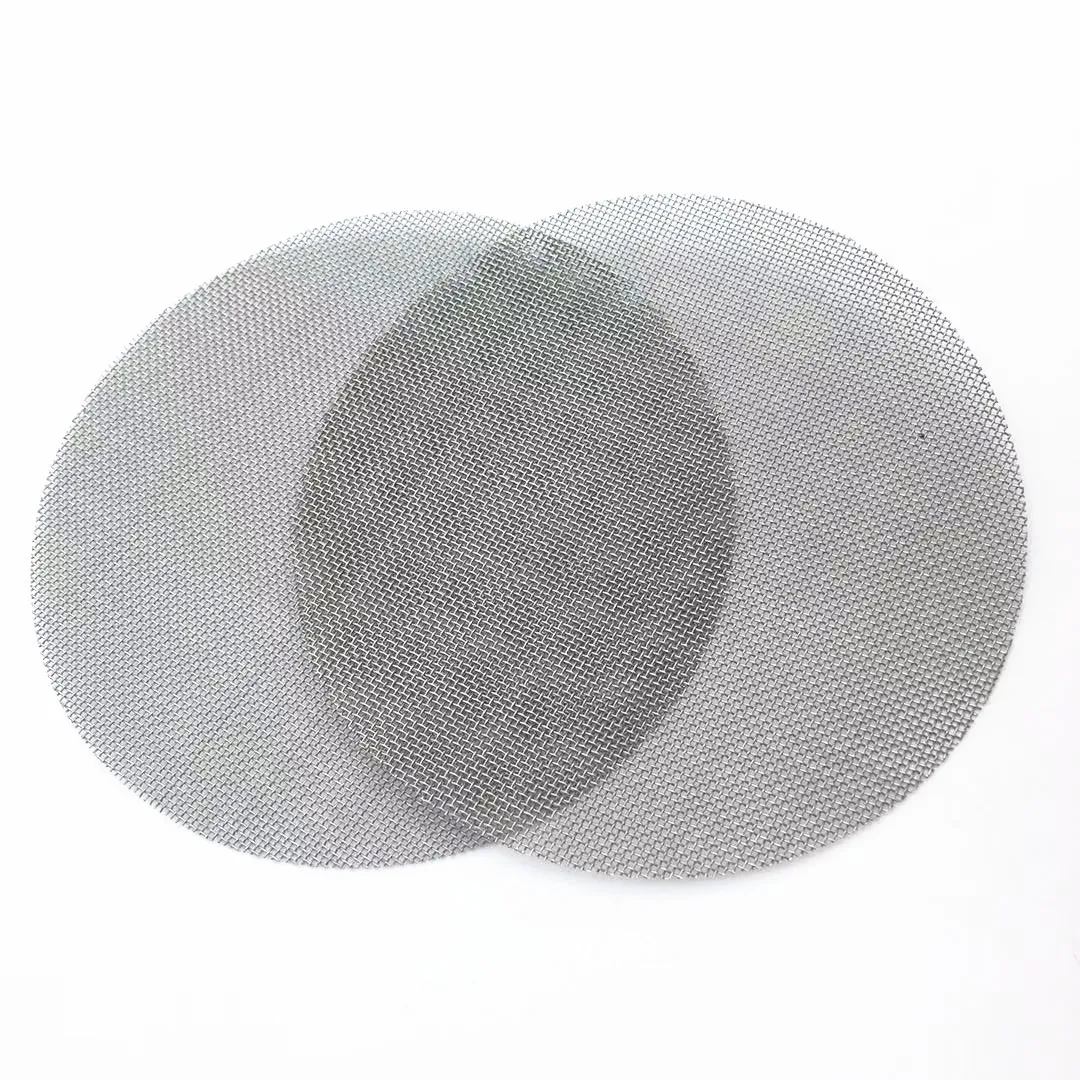 10 15 20 50 76 80 100 200 micron round stainless steel screen filter mesh disc