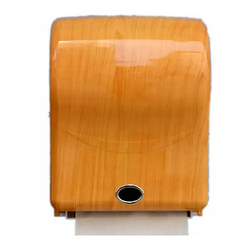 Wall mounted ABS plastic black wholesale electric sensor induction toilet automatic battery paper towels dispenser
