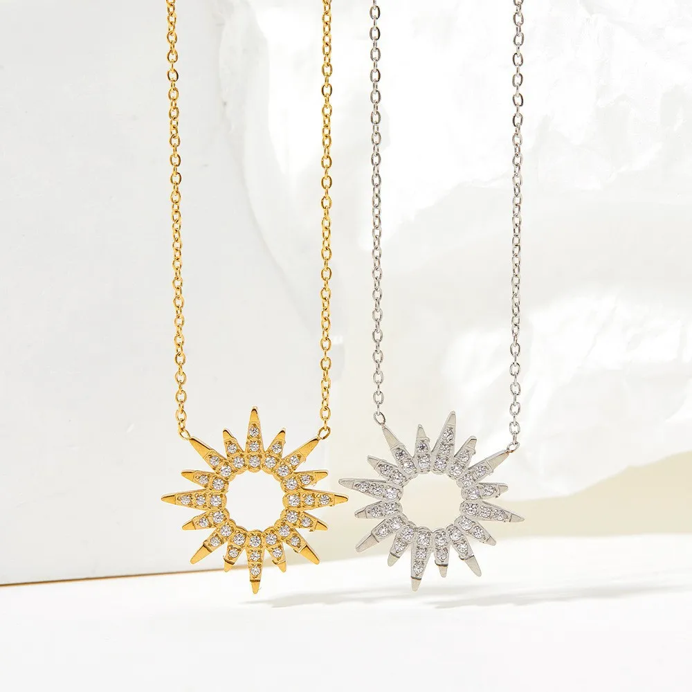 Small Group Of Minimalist Designers Micro Diamond Star Necklace Charms