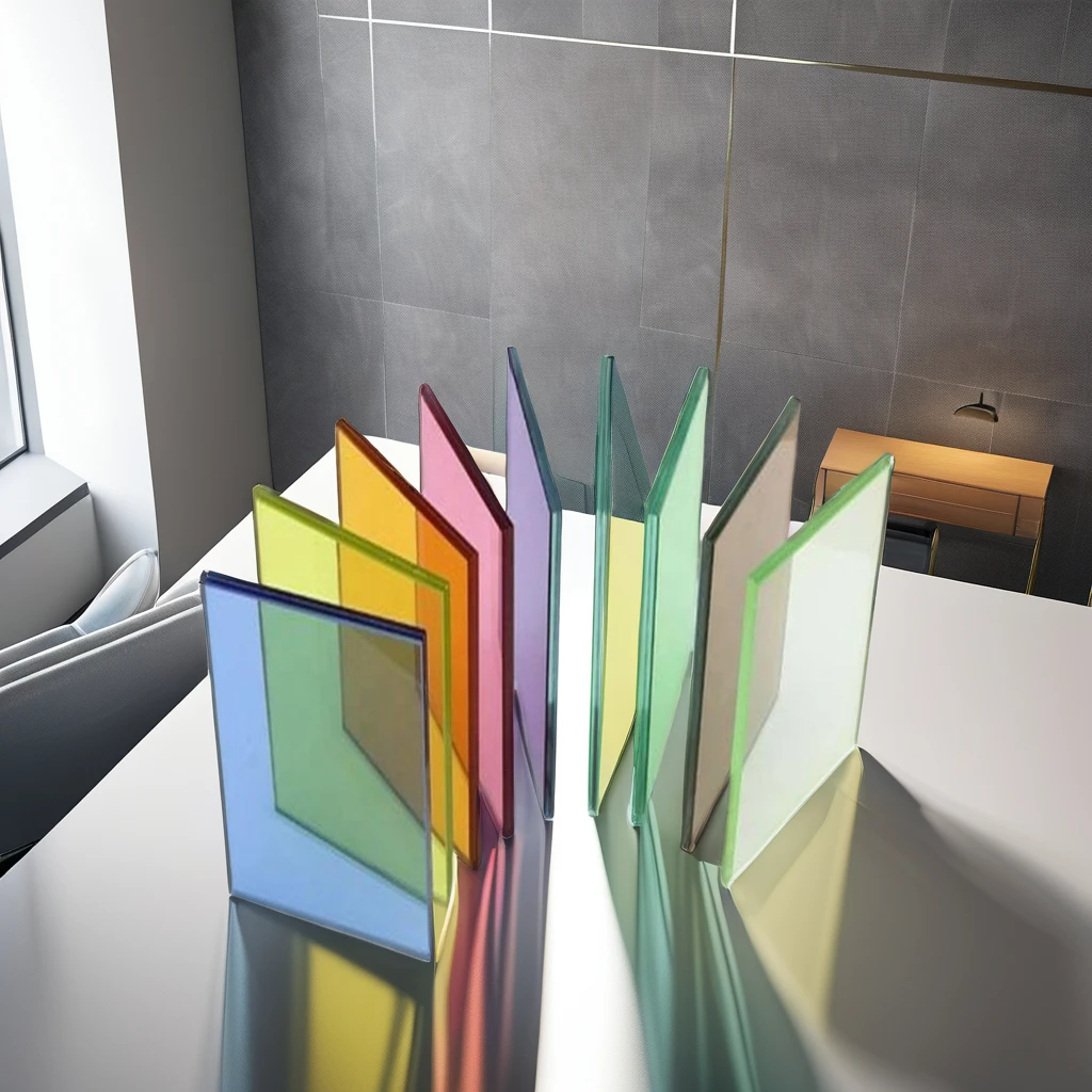 Good Quality Factory Directly OEM Double Glazed Unbreakable Color Glass Sheets For Windows/Doors