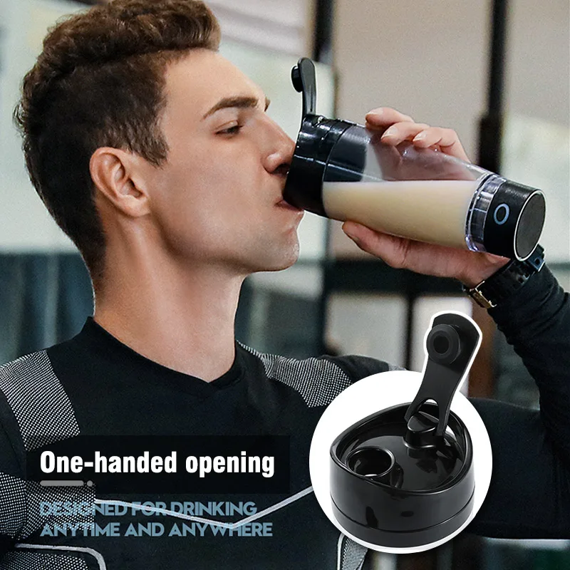 Hot sale Popular Custom Logo Office Home Use Lazy Auto Self Stirring Mug electric protein shaker bottle