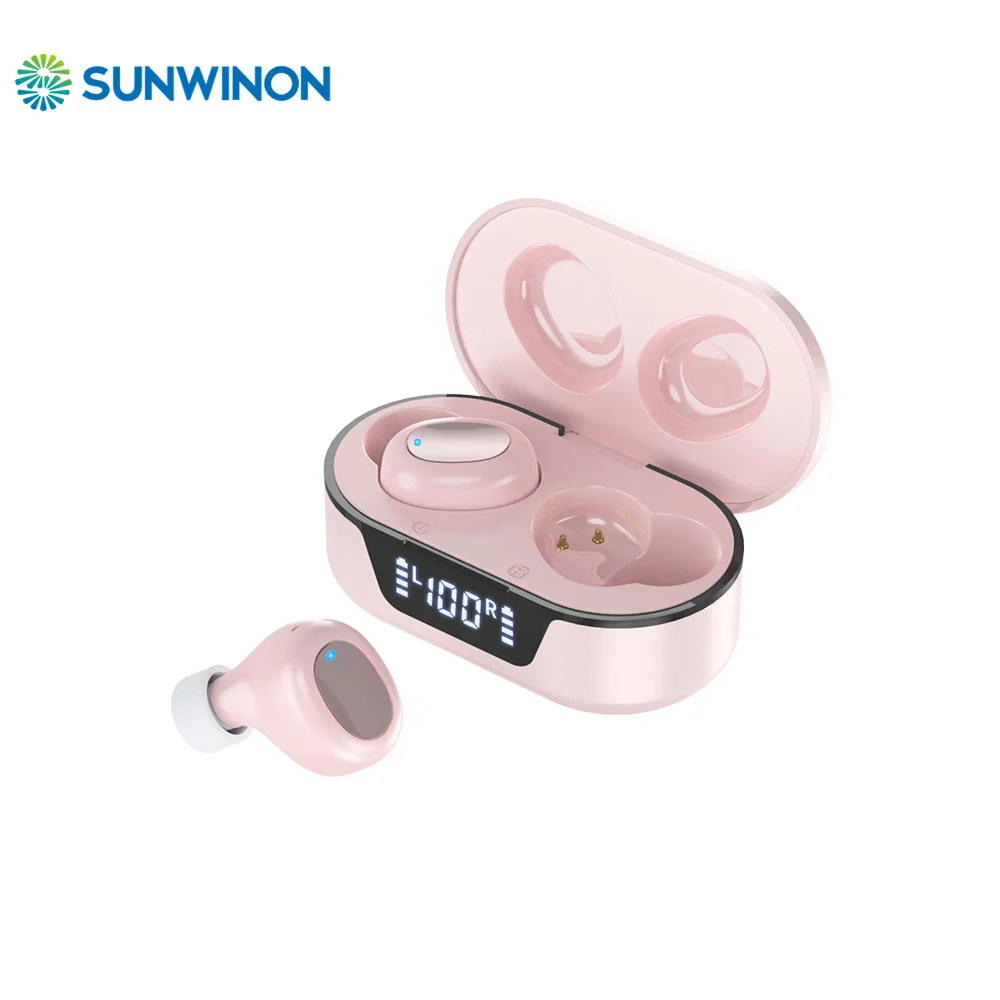 Sunwinon Hand Free TWS Earphone Earbuds TW16 True Wireless Earphone Sport Sweat Proof Earbuds TW16 Touch Control Headphone