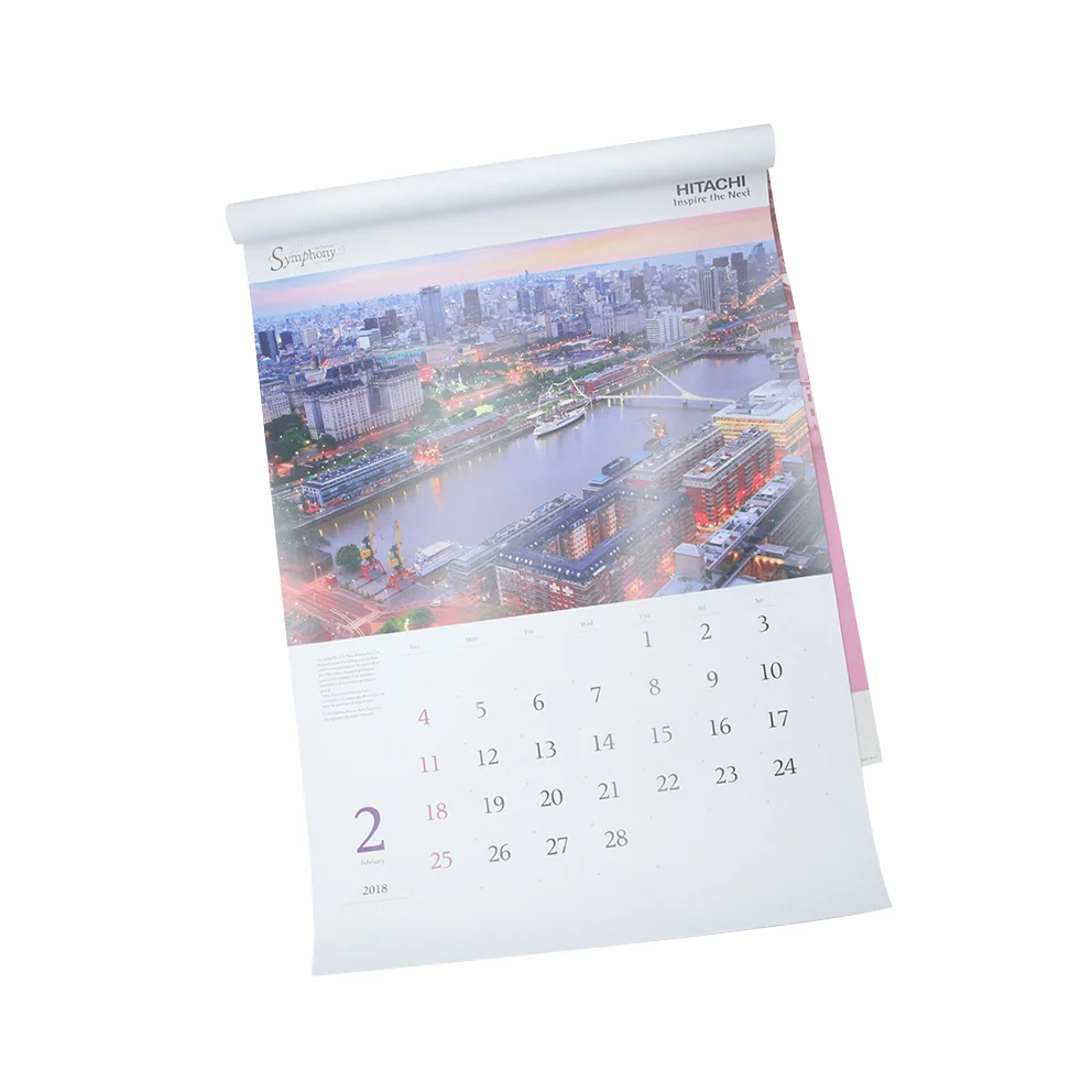 Best selling custom printing low price colorful calendar planner