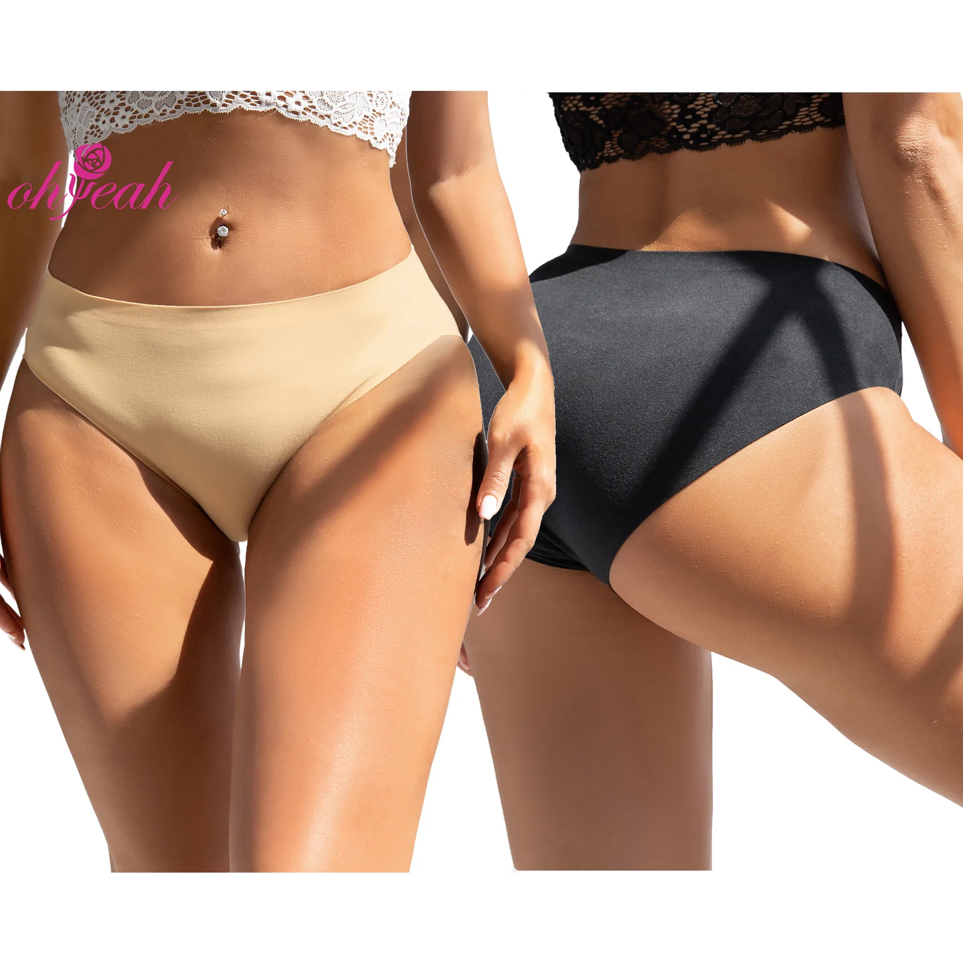 Cheap New Solid Color High Quality Low Waist Mature Thong Suppliers Plus Size Women Underwear Panties