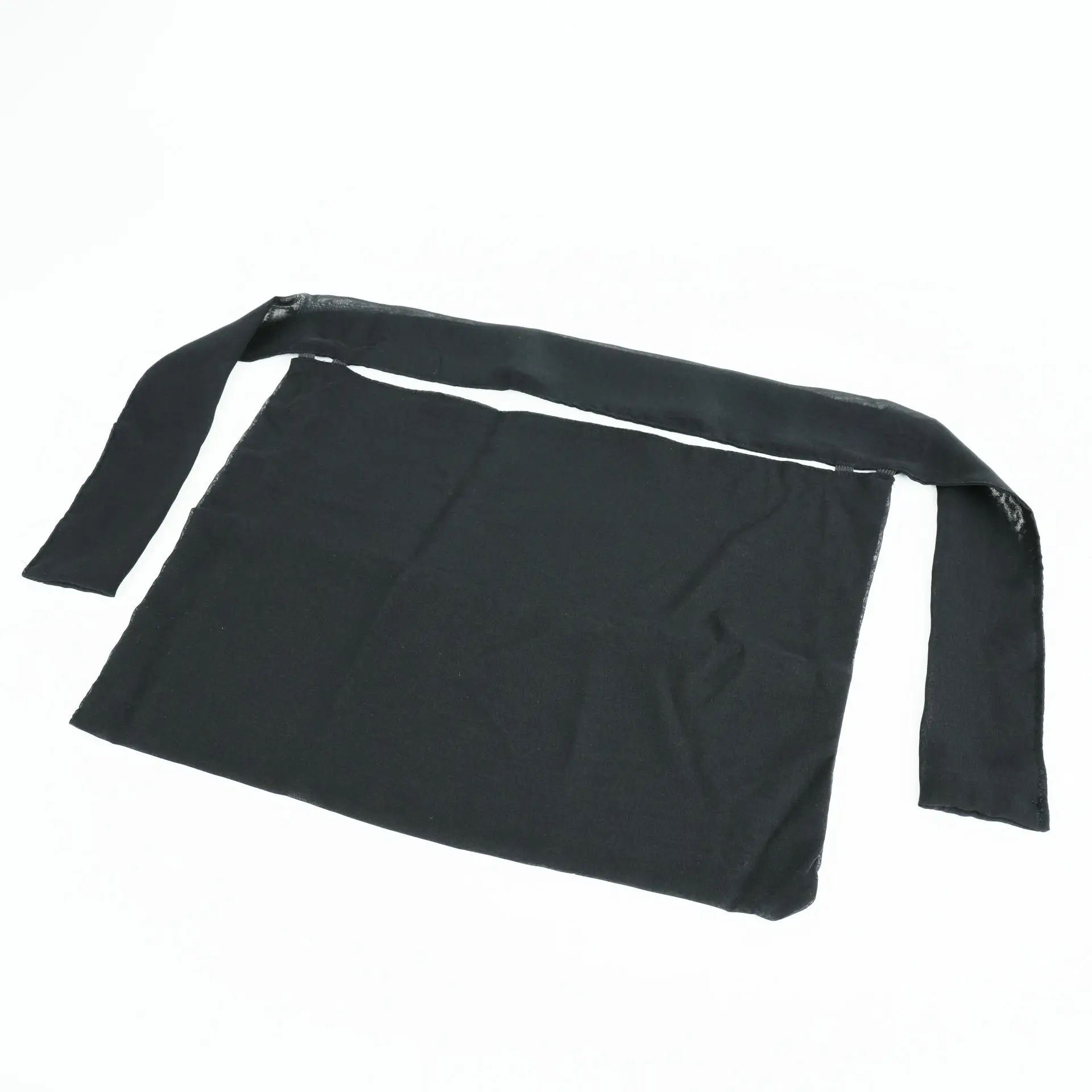 Yibaoli Manufacturer Saudi Niqab Islamic Black Two Layer Chiffon Women Niqab Veil