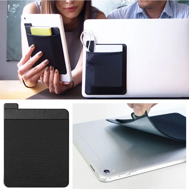 Lycra Mouse Case Holder Adhesive Mouse Case Pen Stick Cover Laptop Hard Drive Case Tablet Wireless Mouse Stick Pocket Sleeve