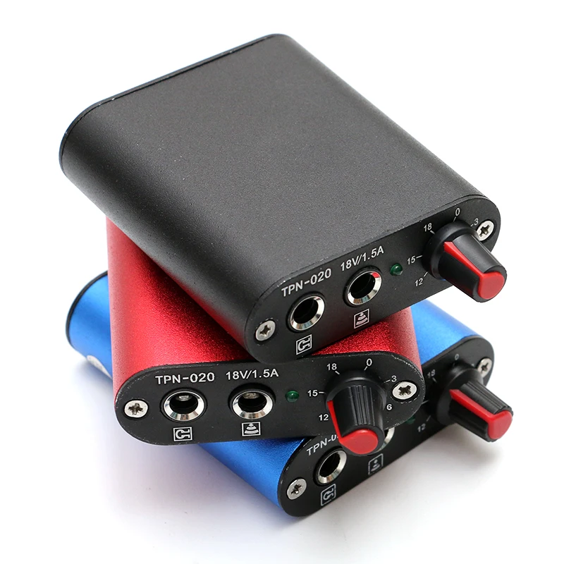 Бесплатная доставка профессиональный мини-блок питания для тату-машинки черного/Красного/синего цвета