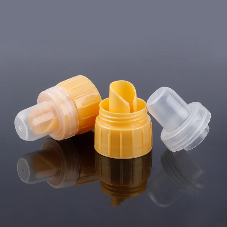 Double walls 38mm PP plastic screw cleaning bottle cap,laundry detergent bottle cap,laundry liquid bottle cap