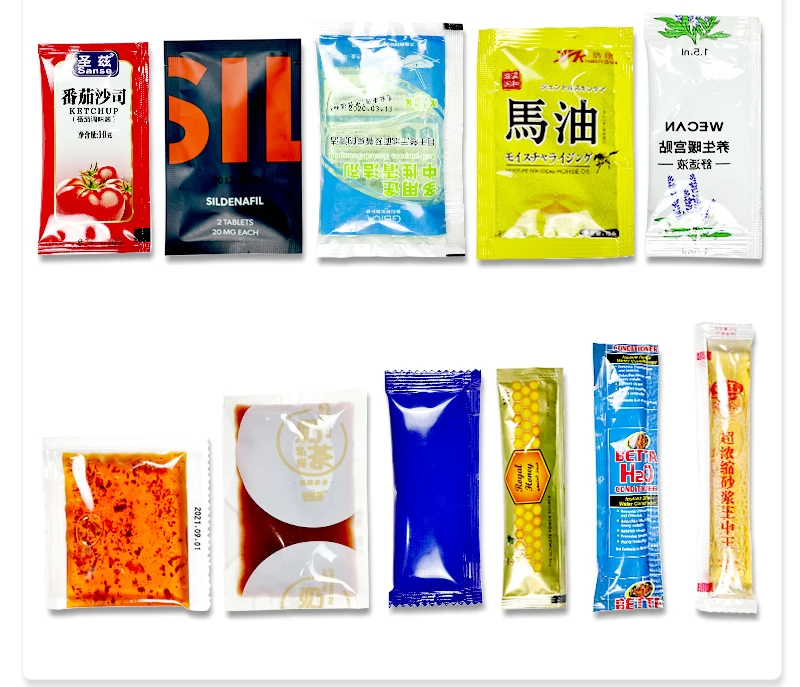 100bags/min Honey Sachet Packaging Machine Honey Filling Packaging Machine 20g Honey Packaging Machinery