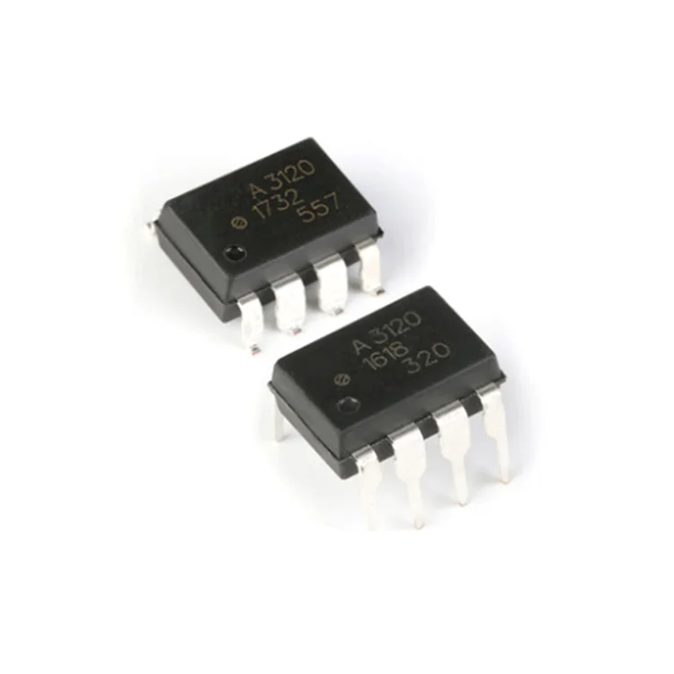 New Original HCPL-3120 A3120 A3120V DIP8 In-line Optocoupler Ic Chip