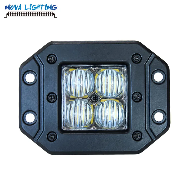 Заподлицо Chrome светодио дный LED грузовик бампер светодио дный огни Светодиодный свет работы для автомобиля 4x4