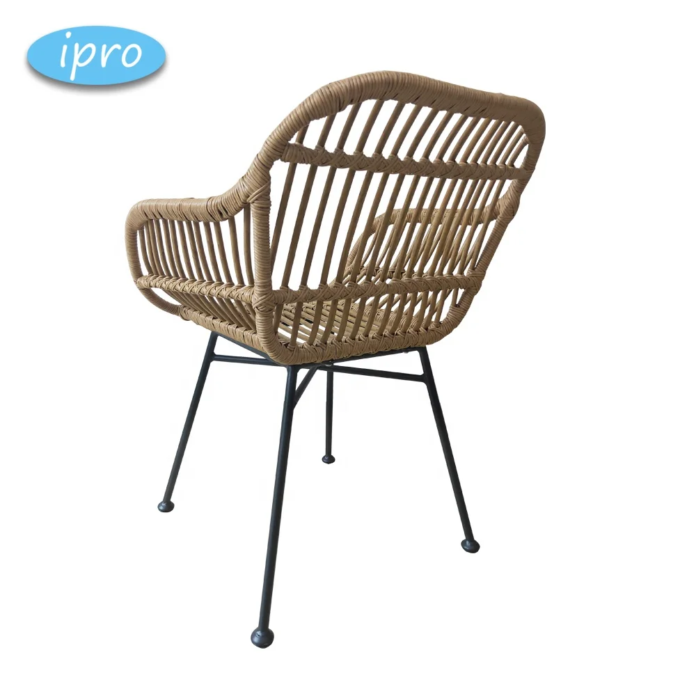 
2 pieces chairs and coffee table Leisure French Country Patio Wicker Dining Chair set 