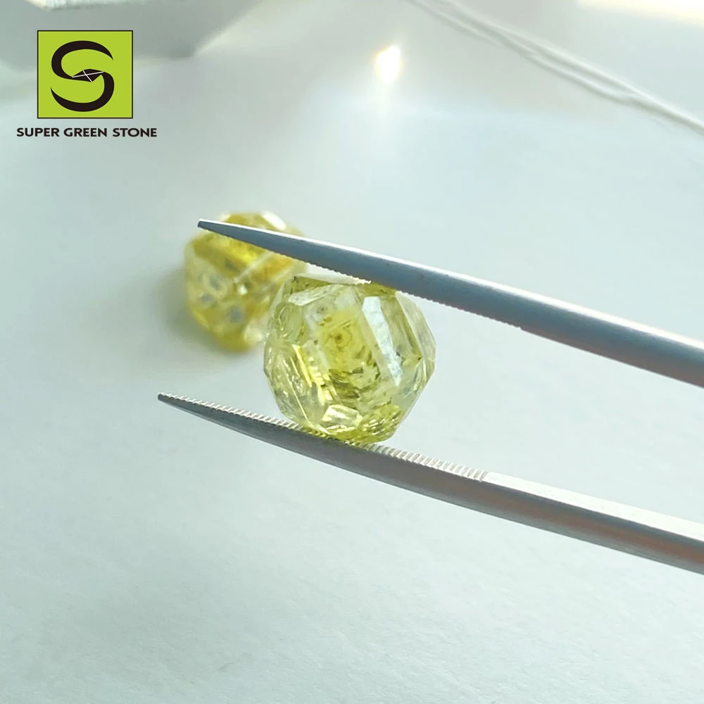 SuperGS Hpht Rough Diamond Uncut 1-10 CT A+ Man Made Synthetic Rough Diamond Hpht Rough Diamond
