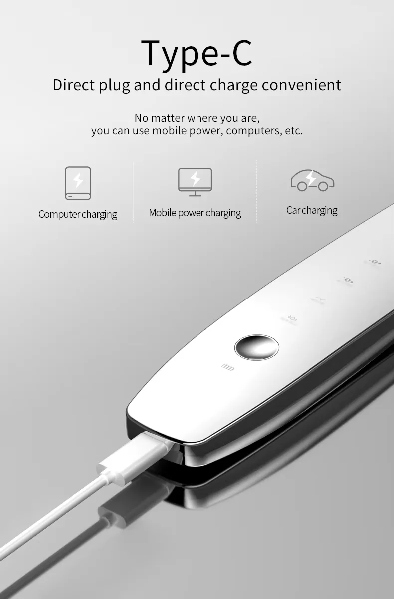 Face Cleaning Skin Scrubber Spatula Facial Dead Skin Peeling Machine Professional Ultrasonic Skin Scrubber