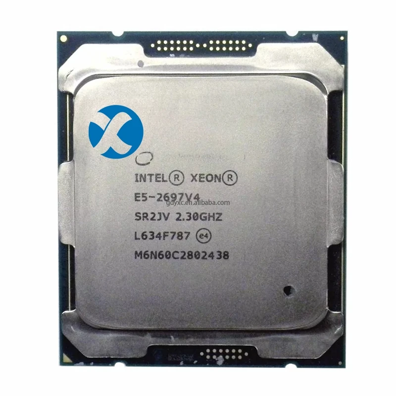 Хорошая цена SR2JV Intel Xeon процессор TDP 145 Вт 18 ядер 36 потоков 45 м кэш 2 30 ГГц FC-LGA14A лоток E5-2697 v4 для сервера