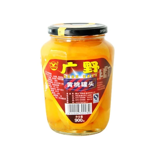 tinned yellow Organic Healthy additives Halves Food peach Yellow Peach Fruit Slices Canned Halves