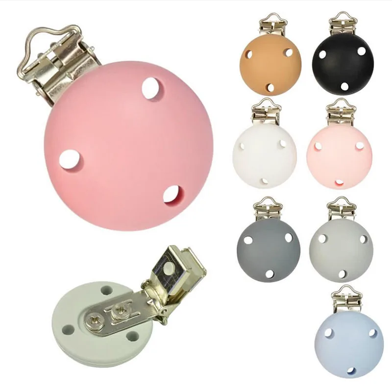 10% Off Bpa Free Silicone Chew Toys Silicone Baby Teether Pacifier Holder Clip Silicone Stainless Steel Pacifier Clip For Baby