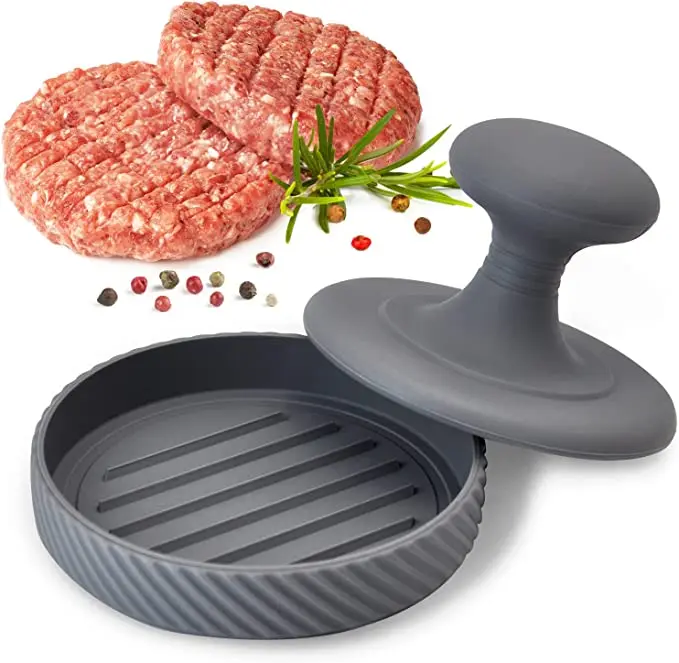YDS Burger Press Silicone Hamburger Patty Maker Non-Stick Hamburger Press BPA Free Patty Maker for Burger Patty